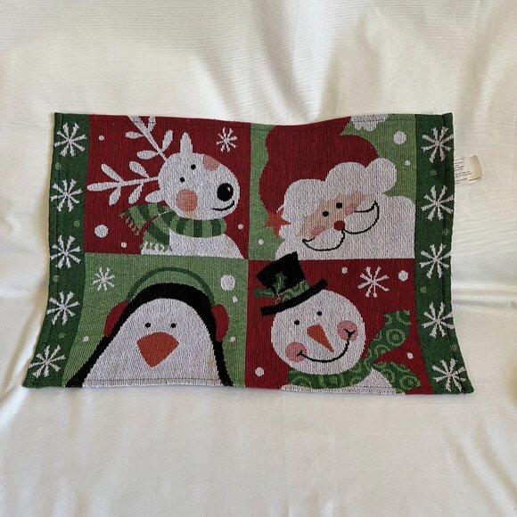 4 Variety Christmas Placemats Reversible Designs Festive Holiday Decor Moose Pen - Picture 5 of 6